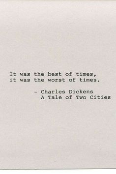 a piece of paper with an image of charles dickens's quote on it