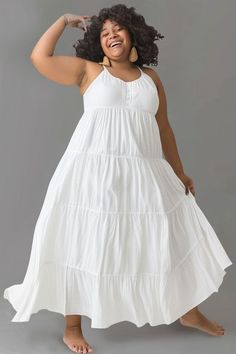 It's party dress season!  Treat yourself with beautiful clothes Linen Dress Plus Size, Size 14/16 Outfits Summer, Plus Summer Outfits, Plus Size Resort Wear Outfits, Bali Wardrobe, Plus Size Boho Fashion, Cauliflower Fries, Plus Size Beach Dress, Plus Size Fashion Summer