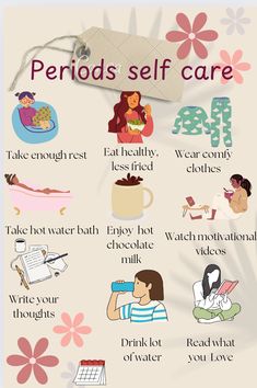 "Discover essential self-care tips to stay comfortable and healthy during your period. Whether you're a busy student or a professional, these simple habits can make a big difference in how you feel. Prioritize your well-being with these actionable steps, from staying hydrated to enjoying your favorite hot drink. Remember, self-care is not just a luxury, it's a necessity." • #PeriodCare  • #Self Care Routine  • #HealthyLiving  • #StudentLife  • #WomensHealth  #Wellness Tips  #ComfortAndCare  • #BusyLifestyle  • #SelfLove  • #Well Being   Period self-care  Health tips for students  • Wellness during menstruation  • Comfortable period practices  • Self-care habits for women  • Healthy living for busy professionals  • Simple self- Self Care When On Your Period, Healthy Period Tips, Tips For Women Self Care, How To Keep Healthy, Menstruation Self Care, What To Do When You Are On Your Period, Female Health Tips, Elegant Tips How To Be