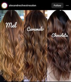 Caramel Hair Color Balayage, Mel Hair Color, Ash Caramel Hair, Highlights Brown Hair Morenas, Highlights To Brown Hair, Hair Colors Ideas For Black Hair, Balayage Hair Color For Morena Skin, Milk Brown Balayage, Highlights On Morena