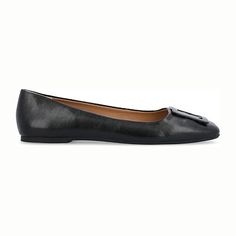 The Zimia flats from Journee collection are so timeless and stylish you'll want to wear them everywhere. With its luxe vegan leather, hardware detail, and soft square toe, this style is sure to become a favourite. A 4 mm tru comfort foam insole makes them super comfortable and supportive even on long days. Features: ComfortClosure Type: Slip-OnFootwear Technology: Memory Foam InsoleUpper/Outer Base Material: 100% PolyuretheneShoe Lining Material: PolyurethaneSole Material Content: 100% Polyuret… Shoes Ballet Flats, Ballet Flats Black, Leather Hardware, Black Ballet Flats, Journee Collection, Ballet Flat Shoes, Ballet Flats, Memory Foam, Vegan Leather