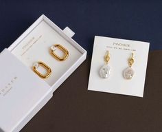 White Jewelry Packaging, Minimalist Jewelry Packaging, Hoop Earring Packaging, Premium Jewelry Packaging, Jewelry Accessories Packaging Ideas, Earring Box Packaging, Packaging For Necklaces, Packaging For Earrings