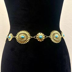 New Unbranded Width: 4.3 Cm Length:105 Cm Zinc Alloy Roman Belt, Waist Chain Belt, Belt Hook, Gold Belt, Wide Leather Belt, Gold Belts, Croc Print, Teal And Gold, Waist Chain