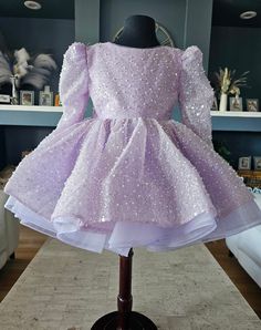 Geogeous  beaded pagent party dress. Elegant Spring Holiday Dress For Fancy Events, Embellished Princess Dress For Prom Pageant, Embellished Princess Dress For Prom Season Pageant, Embellished Princess Dress For Prom Season Pageants, Elegant Purple Princess Dress For Pageants, Elegant Purple Princess Dress For Pageant, Holiday Ball Gown Princess Dress, Fitted, Elegant Purple Pageant Dress, Elegant Fitted Dress For Pageant