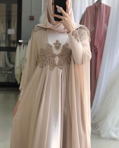 Fancy Abayas Weddings, Elegant Long-sleeved Dabka Abaya, Modest Floor-length Abaya For Wedding, Elegant Abaya With Cape Sleeves, Abaya Shop, Elegant Cape-style Evening Abaya, Stylish Abaya