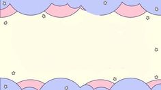 an abstract background with clouds and stars in pastel blue, pink and white colors