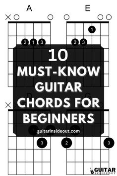 the top ten guitar chords for beginners