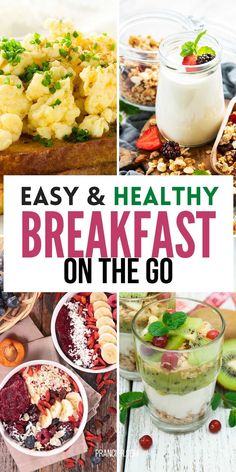 easy and healthy breakfast on the go