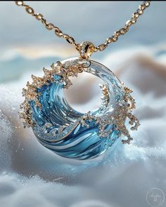 Water Inspired Jewelry, Water Jewelry, Ethereal Jewelry, Magic Jewelry, Pretty Jewelry Necklaces, Estilo Hippie, Magical Jewelry