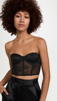 Amazon Luxury, Prada Style, Bag Boutique, Bra Image, Strapless Bustier, Kiki De Montparnasse, Lace Strapless, Luxury Bag, Designer Lingerie