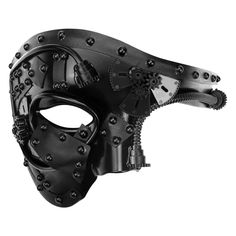 PRICES MAY VARY. Eye catching design: this men's steampunk masquerade mask uses a gear design to make it look unique, classical, and mysterious. Let your makeup dance add the elements of cyborg steampunk, The unique shape will impress your guests and become the center of the Mardi Gras. Size: 17.5 x 13.5cm / 6.8 x 5.3inch(W x H); One size fits most, for men. Sturdy and lightweight for comfy long time wearing at weight 90g. Material: The masquerade mask for men is made of high quality ABS plastic Victorian Masquerade Ball Men, Masquerade Ball Men, Male Masquerade Mask, Masquerade Party Aesthetic, Voodoo Mask, Masquerade Mask Men, Mask Cyberpunk, Phantom Of The Opera Mask, Masquerade Men