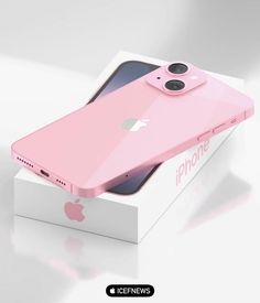 the pink iphone case is in its box