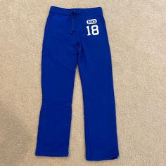 Royal Blue Classic Style, Abercrombie, Kids, Sweat Pants, Brand New With Tags Casual Blue School Pants, Casual Blue Bottoms For School, Sporty Blue Bottoms For School, Cheap Sporty Blue Sweatpants, Forever 21 Fitted Blue Bottoms, Sporty Blue Sweat-resistant Bottoms, Abercrombie Maternity Jeans, Tie Dye Sweatpants, Green Joggers