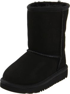 PRICES MAY VARY. Pretreated to repel stains and moisture Sheepskin lining Treadlite by UGG outsole for cushion, traction and durability Ugg pure wool insole Nylon binding Lowmel Black Uggs, Ugg Boots Black, Ugg Classic Black, Ugg Boots Kids, Girls Ugg Boots, Ugg Classic Short, Kids Uggs, Ugg Classic, Ugg Australia