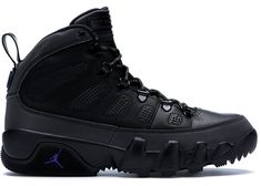 Buy and sell authentic Jordan shoes on StockX including the Jordan 9 Retro Boot Black Concord and thousands of other sneakers with price data and release dates. Jordan Boots, Air Jordan 9 Retro, All Jordans, Authentic Jordans, Nike Boots, Jordan 9 Retro, Jordan Model, Air Jordan 9, Jordan 9