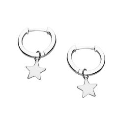 Discover Star Huggie Earrings that capture the beauty of the night sky and turn it into something special to carry with you. Crafted from sterling silver with a rhodium plate, these earrings provide the perfect touch of jewellery for any occasion and symbolise something meaningful to you. So, find your sparkle and light up the night with Star Huggie Earrings. Sterling Silver Celestial Hoop Earrings With Star Charm, Celestial Sterling Silver Hoop Earrings With Star Charm, Celestial Sterling Silver Star Hoop Earrings, Silver Star-shaped Celestial Hoop Earrings, Small Hoop Sterling Silver Earrings With Star Charm, Sterling Silver Star Charm Huggie Earrings, Sterling Silver Hoop Earrings With Star Charm, Star Celestial, Gifts For Nan