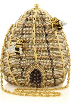 Judith Leiber Bee Hive Clutch Judith Leiber Handbags, Judith Leiber Bags, Beaded Fabric, Punk Princess, Bee Jewelry, Judith Leiber, Vintage Purses