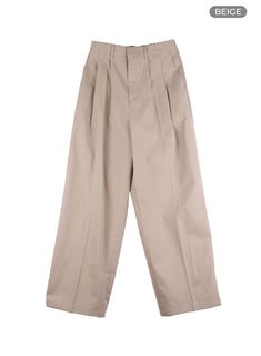 mens-pintuck-cotton-wide-fit-pants-iy431 / Beige Casual Pleated Bottoms, Casual Pleated Bottoms For School, Casual Pleated School Bottoms, Summer School Uniform Cotton Bottoms, Pleated Cotton School Uniform Bottoms, Cotton School Uniform Bottoms, Spring School Uniform Cotton Bottoms, Beige Cotton Bottoms For School, Beige Cotton School Bottoms