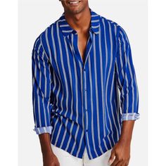 About This Item. Soft Fabric And A Striped Body Set The Stage For Smart, Evening-Ready Style On This Long-Sleeve Resort Shirt By And Now This. Regular Fit Spread Collar Long Sleeves With Button Cuffs Striped Style Rayon Machine Washable Imported We Ship Fast, And We Ship Out Same Business Day. We Do Not Accept Returns Over 30 Days Of Delivery Date. Refer To Ebay’s Return Policy To See If Item Is Eligible For Return. Features: Button-Down Shirt Size: Mens Large Condition: New With Tags Classic Blue Tops For Beach, Classic Blue Tops For Vacation, Classic Blue Shirt For Vacation, Button Shirts Men, Resort Shirt, Button Up Shirt Mens, Mens Flannel Shirt, Mens Stripes, Long Sleeve Flannel