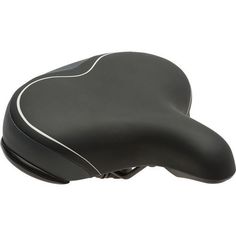 a close up of a bike seat on a white background