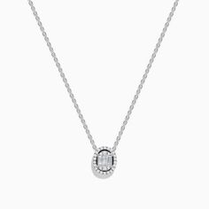 Effy Classique 14k White Gold Diamond Necklace 14k White Gold Diamond Necklace, White Gold Diamond Necklace, Gold Diamond Necklace, Effy Jewelry, White Gold Diamonds, Gold Diamond, Diamond Necklace, White Gold, Pendant Necklace