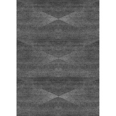 a black and white rug with an abstract design on the bottom, in grey tones