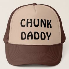 CHUNK DADDY - Popular Zazzle Product! Best choice, tags :#invitations, #tshirt, #card, #InvitationsCard, #legging, #trending, #holiday Wacky Hats, Meat Sweats, American Hat, Silly Shirt, Funky Hats, Coconut Hair, Funny Hats, Fire Fits