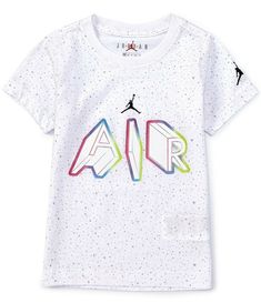 Jordan Youth Boys White T-Shirt 956935-001 (M). Junior Jumpman AIR Glitch White T-Shirt.  New Jordan T-Shirt for the youngest at home! Enjoy its quality and the logos of the newest collection. Condition is New with tags. Shipped with USPS First Class Package. 1 Day Handling for faster delivery. We always try to make our customers happy, for better purchase experience and trust. because your comfort is our responsibility. BazarDelGusto! Where you find what you need for the price that you want. 🏪 Spring Cotton Logo T-shirt, Multicolor Cotton T-shirt With Logo Print, Multicolor Logo Print T-shirt For Spring, Multicolor Logo Print T-shirt For Streetwear, White Cotton Top With Logo, Casual Logo T-shirt For Spring, Casual White Logo T-shirt, Multicolor Logo Print Short Sleeve Tops, Multicolor Short Sleeve Tops With Logo Print