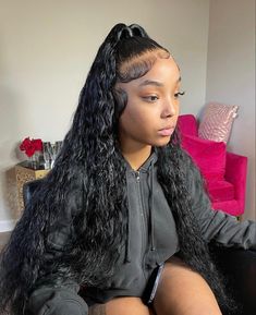 Hairstyles With Skunk Stripe, Curly Wig With Skunk Stripe, Skunk Stripe Lace Front Wig, Straight Wig With Skunk Stripe, Black Wig With Skunk Stripe, Skunk Stripe Body Wave Wig, Curly Hair Sew In, Half Up Half Down Hairstyles, Skunk Stripe