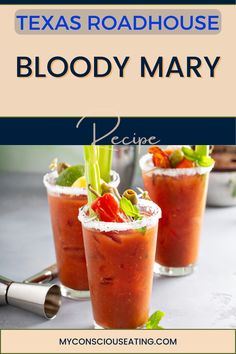 Bloody Mary in a glass