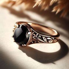 Black Onyx Ring, Onyx Ring, 925 Silver Rings, Silver Band, Black Onyx, Onyx, Silver Ring, 925 Silver, Jewelry Watches