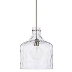 Highland Dunes Elks 1 - Light Single Bell Pendant Finish: Brushed Nickel Factory Pendant Light, Coastal Farmhouse Style, Park Hill, Bowl Pendant, Old Factory, 3 Light Chandelier, Geometric Chandelier, Island Pendants, Drum Pendant