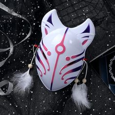 Wolf Mask Anime Fan of cosplay and manga? This anime wolf mask inspired by Japanese culture is made for you! Disguise yourself as your favorite heroes with this beautiful anime wolf mask. The perfect accessory to complete your cosplay or for a fancy dress party with friends and other festivals. Party mask: Ideal for Carnival, Christmas, Easter, New Year's Eve party, Halloween, discos, clubs. Comfortable to wear: Smooth curves to perfectly fit your face. Set included: 1x Anime wolf mask Meticulous details: Precise finishes for stunning rendering One size fits all Materials: PVC Size: 11.7 x 7.8 in FREE worldwide shipping Wolf Mask Anime, Okami Mask, Techwear Mask, Masque Hannya, Japanese Wolf, Japanese Fox Mask, Mask Project, Carnival Christmas, Japanese Fox