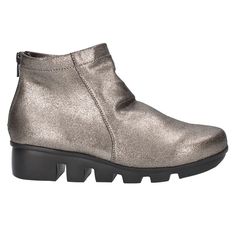 L'Amour Des Pieds Hadirat Zip Up Ankle Bootie Womens Shoes Pewter Stardust Suede Comfortable Leggings, Fly London, Gold Snake, Ankle Bootie, Shoe Size Chart, Relaxed Style, Casual Jeans, Ankle Booties, Suede Leather