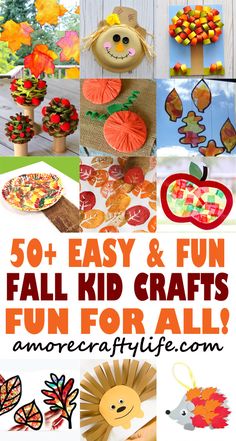 Fall Kid Crafts, Harvest Crafts For Kids, Fun Fall Crafts For Kids, Leaf Crafts Kids, Fall Crafts For Toddlers, Preschool Crafts Fall, Kids Painting Crafts, School Kids Crafts