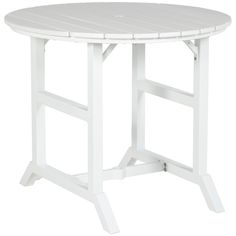 a white table with an umbrella shaped top