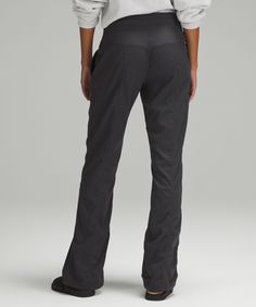 "Find LULULEMON Dance Studio Mid-rise Pants Regular on Editorialist. Easy, Comfortable, And Never Clingy, These Pants Are In Our After-Practice Hall Of Fame. Designed For Casual. Classic Fit Is An Easy Fit That Floats Away From Your Body:31.5\" Inseam, Intended To Sit Below Ankle For Heights Of 55\"-58\". Waistband Drawcord Helps You Customize The Fit. Hand Pockets With Hidden Pocket For Small Items. Hem Drawcords Let You Adjust Your Look. | Dance Studio Mid-Rise Pant Regular" Lululemon Pants, Hidden Pocket, Dance Studio, Hall Of Fame, Small Items, Mid Rise, Top Brands, Luxury Fashion, Grey