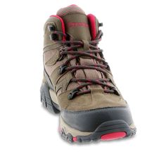 New In Box Boot Features Waterproof Hiker With Reinforced Heel And Toe Cap Neverwet And Stain Repellent Technology Comfortable Memory Foam Footbed Lug Sole For Traction Boot Construction Suede, Nylon Upper Mesh Lining Eva Midsole Rubber Outsole Boot Details Round Toe Lace-Up Closure Foam Footbed 3.5-In. Shaft Height Red Round Toe Hiking Boots For Outdoor Activities, Red Waterproof Round Toe Boots For Hiking, Red Waterproof Boots For Outdoor, Red Lace-up Waterproof Boots For Outdoor Activities, Red Waterproof Hiking Boots With Round Toe, Brown Gore-tex Hiking Boots, Gore-tex Lace-up Hiking Boots For Camping, Red Lace-up Waterproof Boots For Outdoor, Brown Lace-up Hiking Boots With Vibram Sole