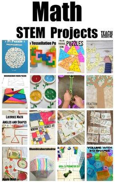 Awesome Elementary STEM projects for homeschool! Elementary Stem Projects, Stem Math Activities, Math Project Ideas, Math Stem Projects, Stem Projects Elementary, Math Stem Activities, Elementary Stem, Elementary Stem Activities, Stem Projects For Kids