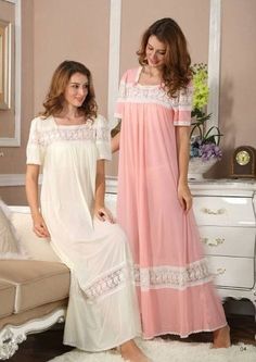 Fashion 2023 Women, Girls Night Dress, Cotton Night Dress, Womens Sleepwear, Pijamas Women, Cotton Nighties, Night Gown Dress, So Confused