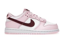 Buy and sell authentic Nike shoes on StockX including the Nike Dunk Low Pink Red White (PS) and thousands of other sneakers with price data and release dates. Nike Rosa, Nike Dunk Lows, Pretty Shoes Sneakers, Baskets Nike, Cute Nike Shoes, Cute Sneakers, Nike Dunk High, Hype Shoes, Cute Nikes