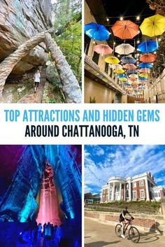 the top attractions and hidden gems around chatanooga, tn are featured in this post