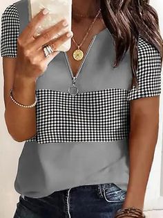 Come to Rosegods to buy Tops at a discounted price, SPU: LESSH2H7395, Color: Black Black-white White, Edition type:Loose, Clothes Length:Regular. Basic Streetwear, Streetwear Tops, Vintage Short, Trend Fashion, Women Shirts Blouse, Vintage Shorts, Sleeves (women), Casual Blouse, Fashion Colours