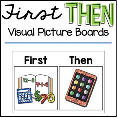 an image of the first and second grade visual picture boards for students to use in their classroom