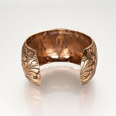 COPPER Bracelet, Copper Jewelry, Solid COPPER Cuff, Copper Cuff Embossed Scroll Design, Lacquered Copper Cuff Bracelet, Cuff Bracelet □ Antiqued Copper Cuff - 1 Piece □ Size: 1.5 inches wide - adjustable □ Embossed Scroll Design SOLID COPPER, not plated Stunning detail on these beautiful embossed cuffs. These are very sturdy but adjustable The tooling dates back to the 1940s and cannot be duplicated in today's market. Unlike my raw cuff collection, these special pieces are hand antiqued, hand po Adjustable Etched Bronze Cuff Bracelet, Adjustable Bronze Cuff Bracelet With Antique Finish, Antique Finish Adjustable Cuff Bracelet, Adjustable Bronze Etched Cuff Bracelet, Adjustable Etched Bronze Bracelets, Antique Etched Adjustable Cuff Bracelet, Antique Adjustable Cuff Bracelet With Patina, Handmade Brass Cuff Bracelet Collectible, Handmade Bronze Cuff Bracelet Collectible