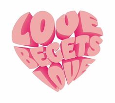 a pink heart with the words love beets above it