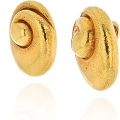 Immerse yourself in the captivating allure of these David Webb 18K Yellow Gold Hammered Heavy Clip-On Swirl Earrings. Handcrafted with exquisite attention to detail, these earrings are a true testament to the mastery of the David Webb brand. Crafted in lustrous 18K yellow gold, they radiate a warm and radiant glow that beautifully complements any skin tone.The hammered texture adds a touch of artistry and uniqueness to these earrings, creating an intriguing play of light and shadow. With their e David Webb, Swirl Earrings, The David, Swirl Design, Light And Shadow, Skin Tone, Clip On, Swirl, Yellow Gold