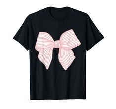 PRICES MAY VARY. Lightweight, Classic fit, Double-needle sleeve and bottom hem Coquette Pink, Top Fashion Brands, Pink Bow, Shop Top, Fashion Brands, Branded T Shirts, Top Styles, Fashion Branding, Topshop