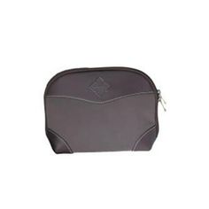 The Siren Vintage Bellino Cosmetic Bag is made of suede-like brushed twill and full grain leather, and is the perfect piece to hold all your cosmetic products. Perfect for daily use and traveling, this pouch is fully lined, and features a zip pocket inside the spacious main compartment. Size: One Size.  Color: Black. Brown Portable Rectangular Cosmetic Bag, Black Leather Cosmetic Bag, Elegant Portable Black Cosmetic Bag, Black Leather Rectangular Cosmetic Bag, The Siren, Cosmetic Products, Brown Vintage, Sirens, Full Grain Leather