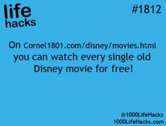 How to watch every Disney movie for free Electronic Hacks, Fun Hacks, Phone Tricks, 1000 Lifehacks, Smart Hacks, Movies For Free, Airline Ticket, 1000 Life Hacks, Money Life